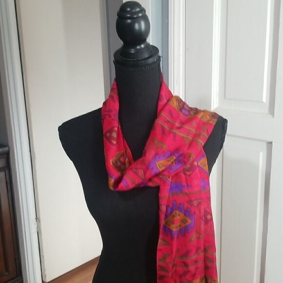 ECHO SCARF  SUPERSLIMS RED    Slims - Picture 3 of 10